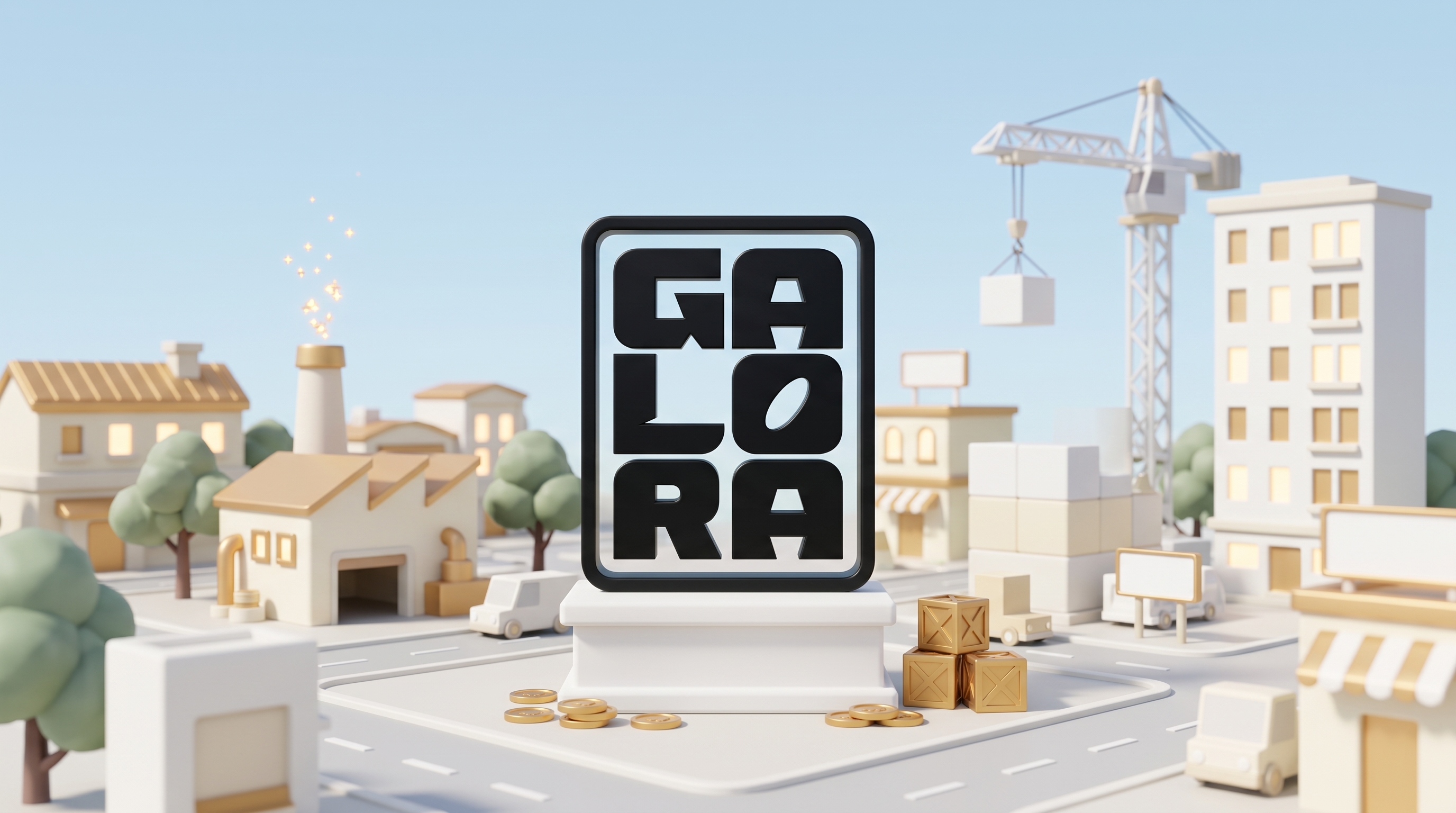 Galora Games — miniature city artwork
